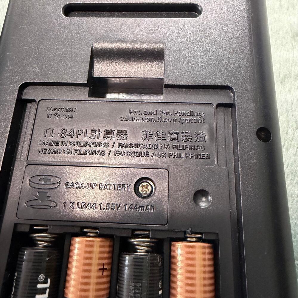 Texas Instruments TI-84 Plus Calculator Missing BackTESTED - Picture 7 of 7